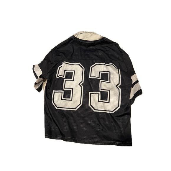 Manfinity Football Jersey Num 33 Black and White Mens M - Picture 2 of 3
